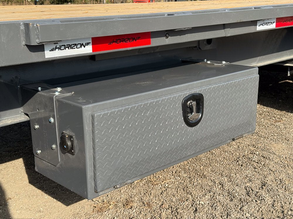 28' Horizon FTS Gooseneck Hydraulic Deckover Tilt Trailer - (2) 10K Axles 53-45f