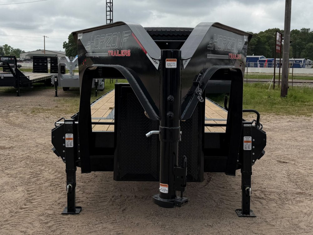 28' Horizon FTS Gooseneck Hydraulic Deckover Tilt Trailer - (2) 10K Axles c5-410