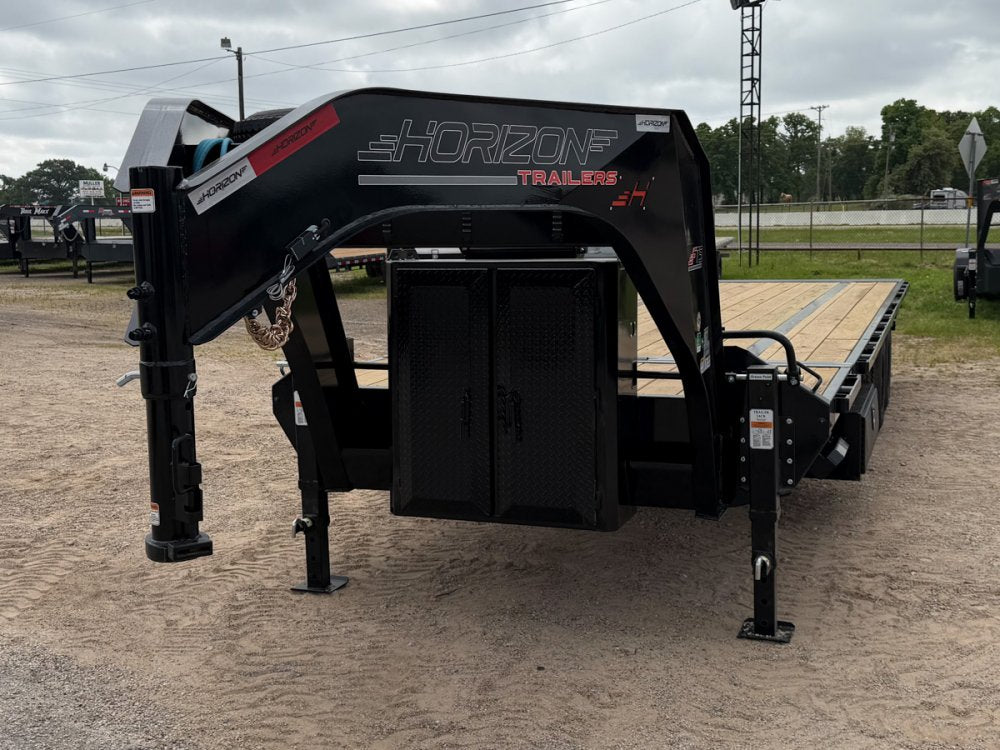 28' Horizon FTS Gooseneck Hydraulic Deckover Tilt Trailer - (2) 10K Axles c5-410