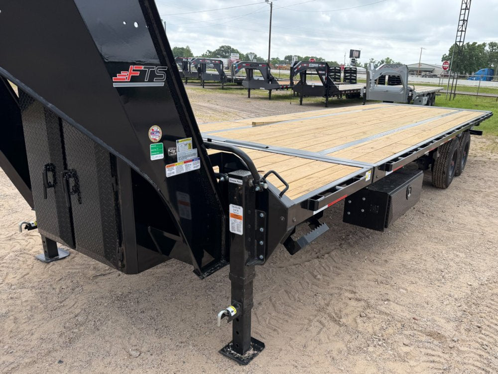 28' Horizon FTS Gooseneck Hydraulic Deckover Tilt Trailer - (2) 10K Axles c5-410
