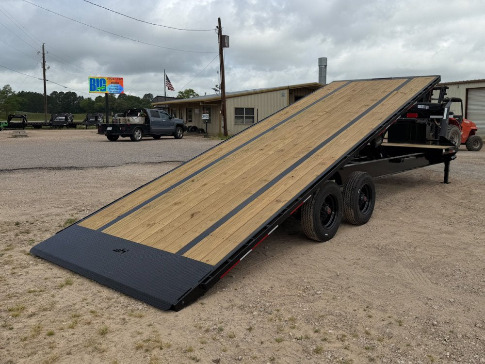 28' Horizon FTS Gooseneck Hydraulic Deckover Tilt Trailer - (2) 10K Axles c5-410