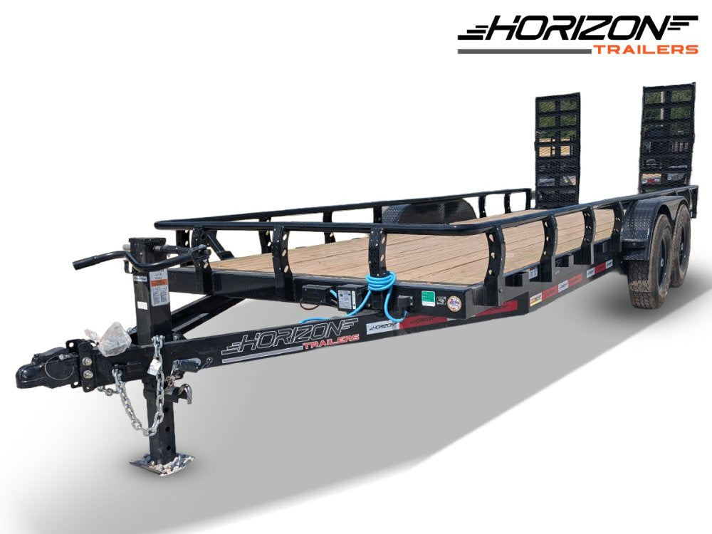 20' Horizon UTZ Bumper Pull Utility Trailer - (2) 3.5K Axles 17647