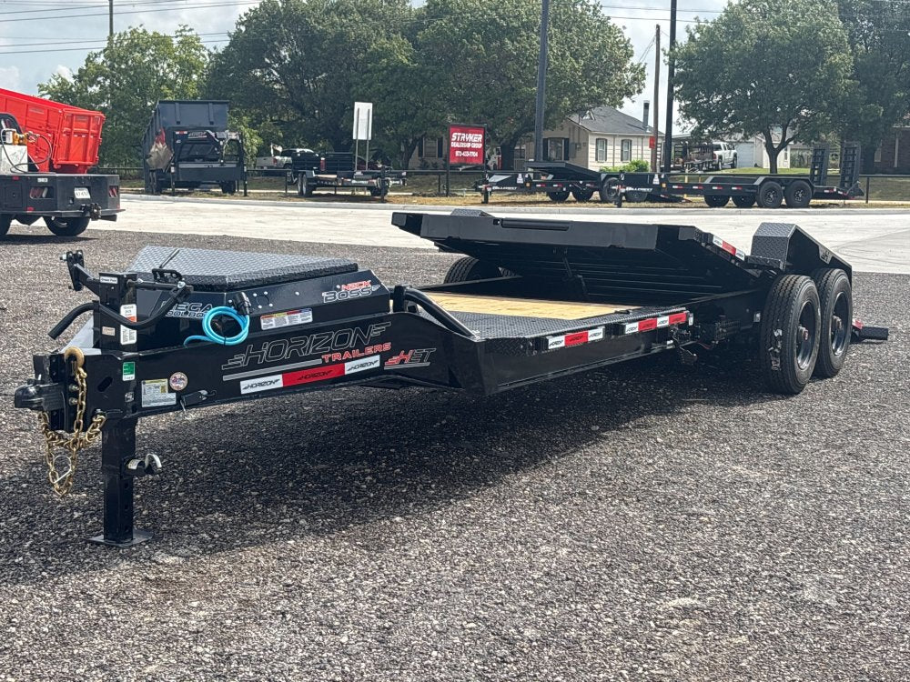 24' Horizon HET Bumper Pull Equipment Tilt Trailer - (2) 10K Axles 69-4af