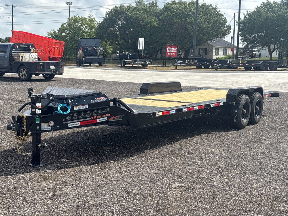 24' Horizon HET Bumper Pull Equipment Tilt Trailer - (2) 10K Axles 69-4af