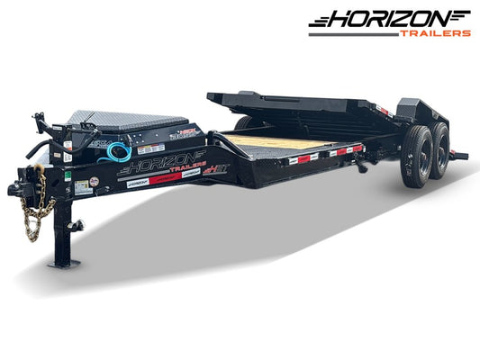 24' Horizon HET Bumper Pull Equipment Tilt Trailer - (2) 10K Axles 69-4af