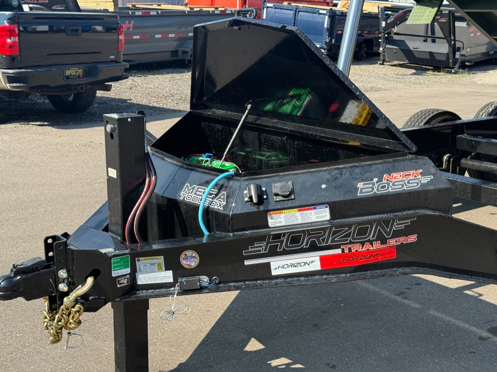 14' Horizon LZ7 Bumper Pull Dump Trailer 24" Side Walls - (2) 7K Axles 018652