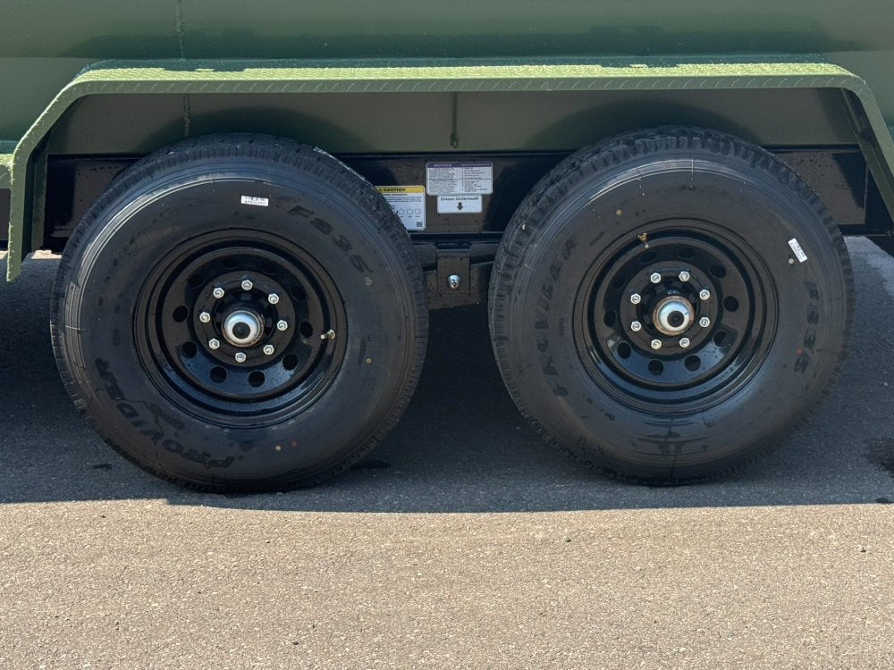 14' Horizon LZ7 Bumper Pull Dump Trailer 24" Side Walls - (2) 7K Axles 018652