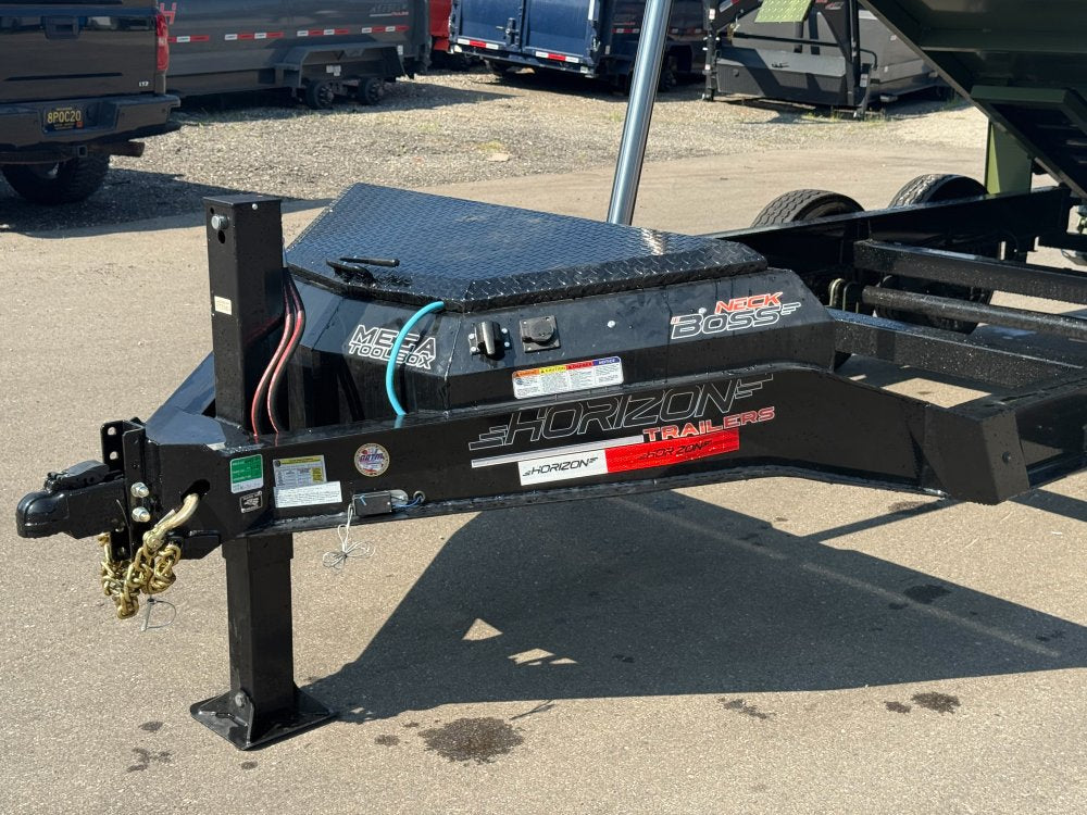 14' Horizon LZ7 Bumper Pull Dump Trailer 24" Side Walls - (2) 7K Axles 018652