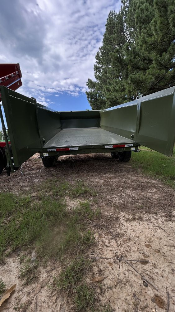 14' Horizon HZ7 Bumper Pull Dump Trailer 36" Side Walls - (2) 8K Axles 018668