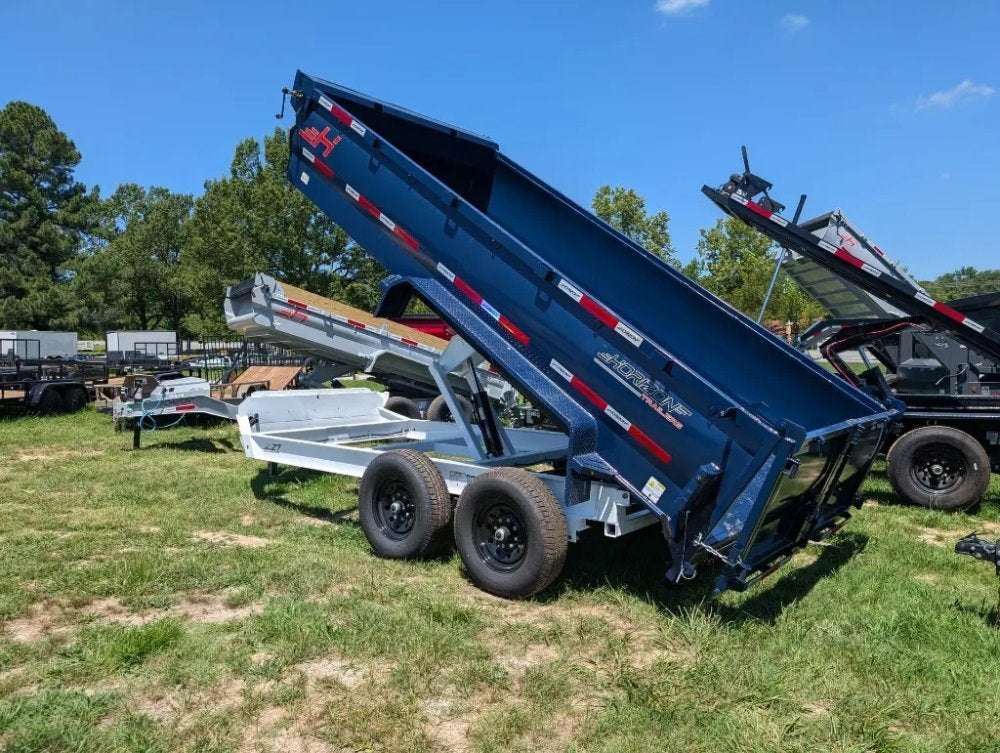 14' Horizon LZ7 Bumper Pull Dump Trailer 30" Side Walls - (2) 7K Axles 10998