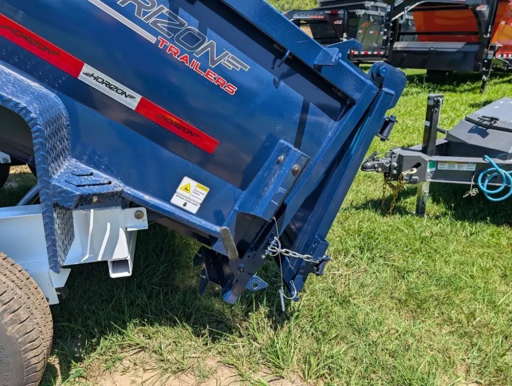 14' Horizon LZ7 Bumper Pull Dump Trailer 30" Side Walls - (2) 7K Axles 10998