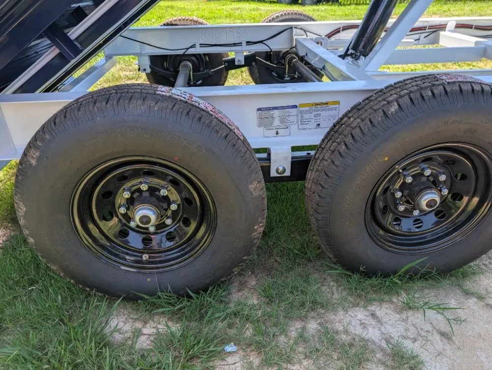 14' Horizon LZ7 Bumper Pull Dump Trailer 30" Side Walls - (2) 7K Axles 10998