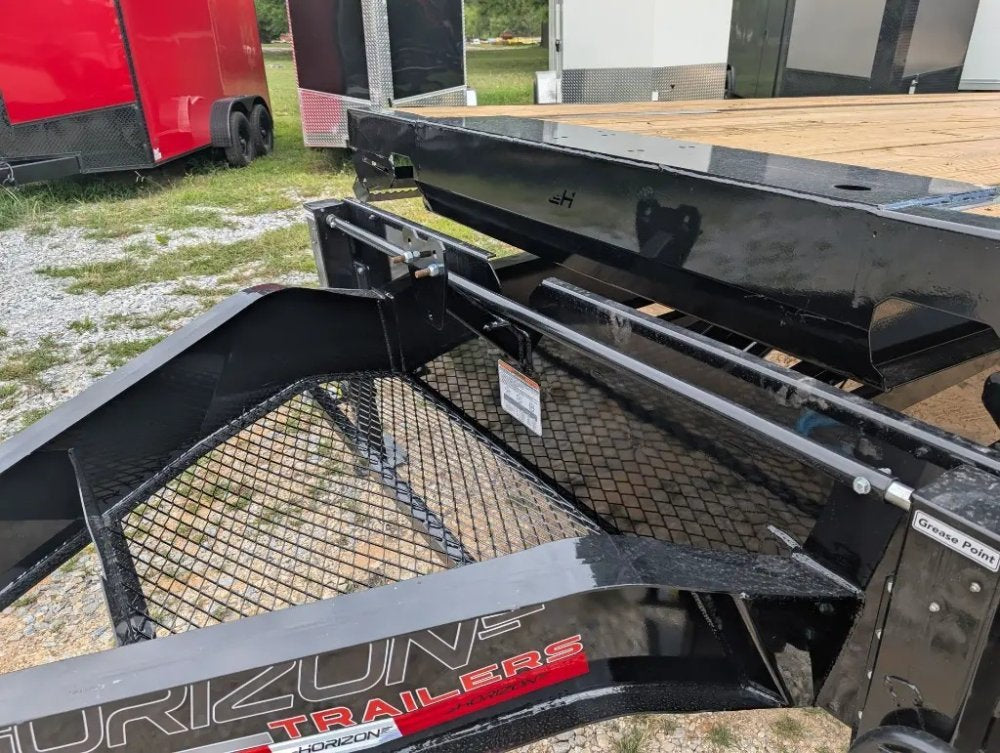 24' Horizon FFT Bumper Pull Full Deckover Tilt Trailer - (2) 7K Axles 12020