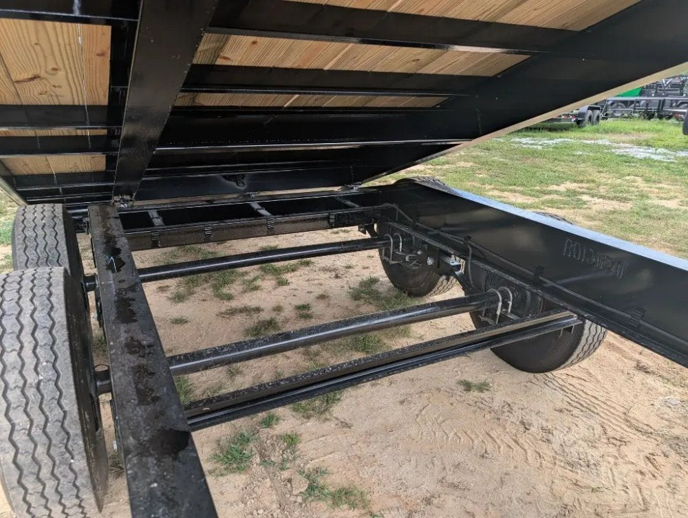 24' Horizon FFT Bumper Pull Full Deckover Tilt Trailer - (2) 7K Axles 12020