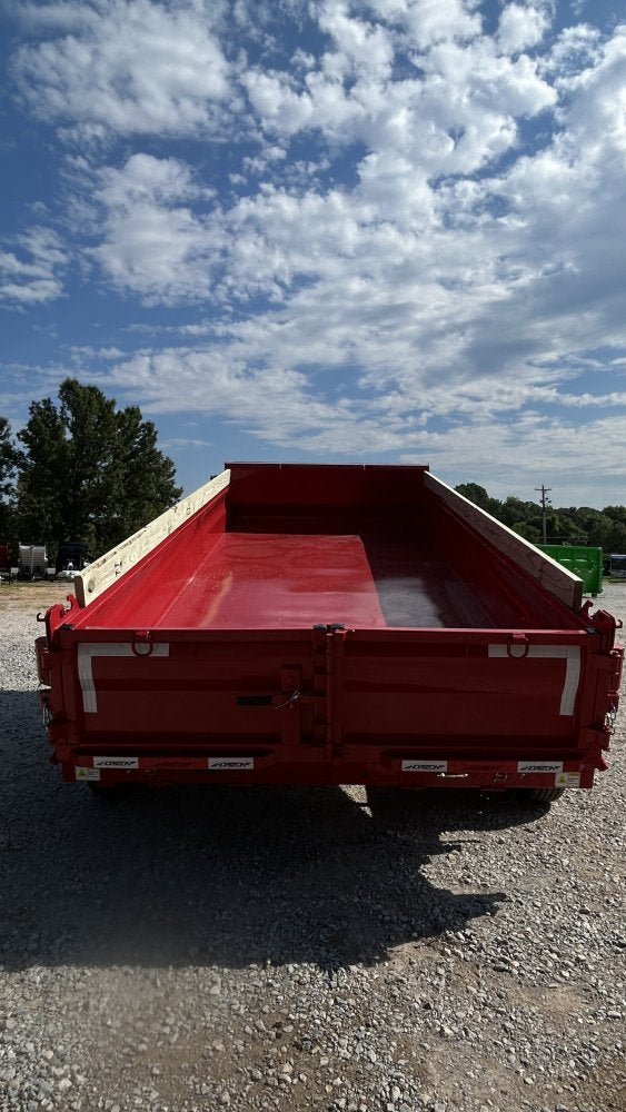 16' Horizon EZ7 Bumper Pull Dump Trailer 19" Sides - (2) 7K Axles 018772
