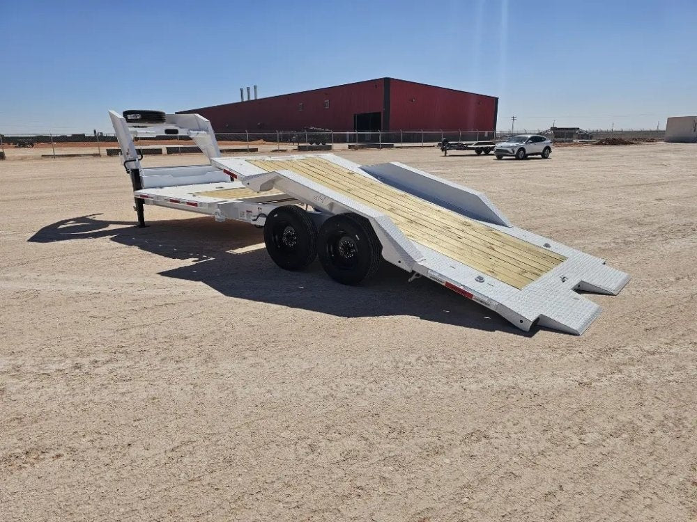 24' Horizon HET Gooseneck Equipment Tilt Trailer Drive Over Fenders - (2) 10K Axles 16857
