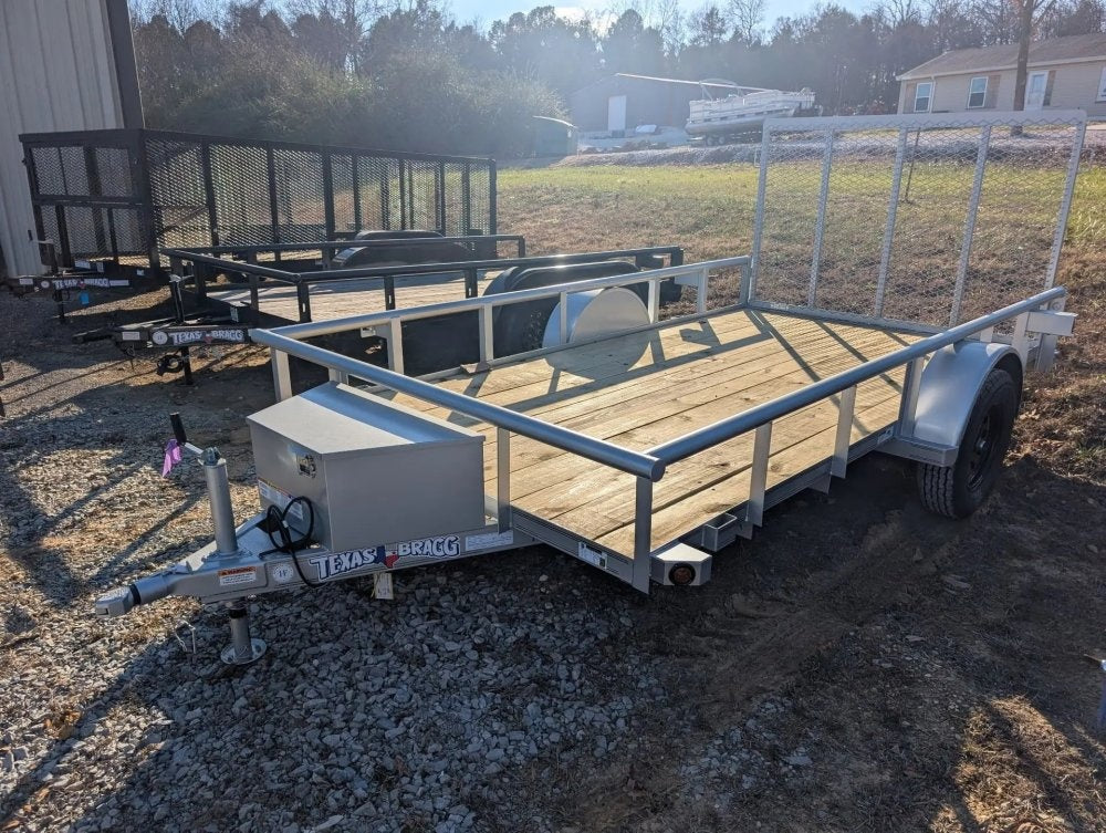 6.5 x 12 SA Pipe Top Utility Trailer Texas Bragg 3.5K 260443