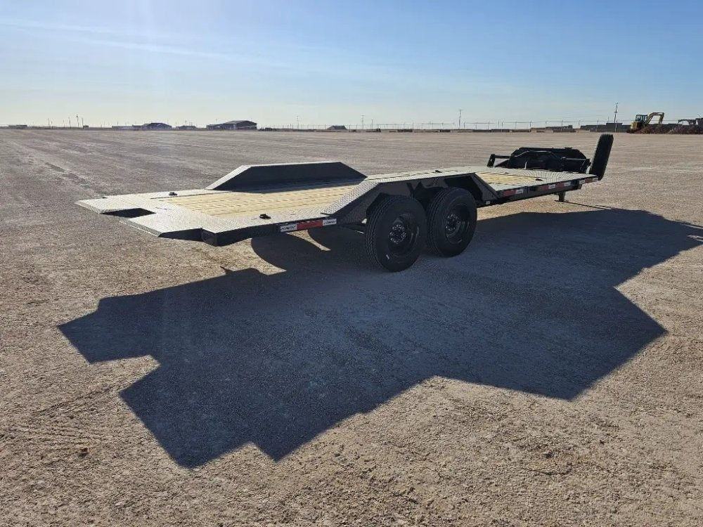 24' Horizon HET Bumper Pull Equipment Tilt Trailer Drive Over Fenders - (2) 10K Axles 16460
