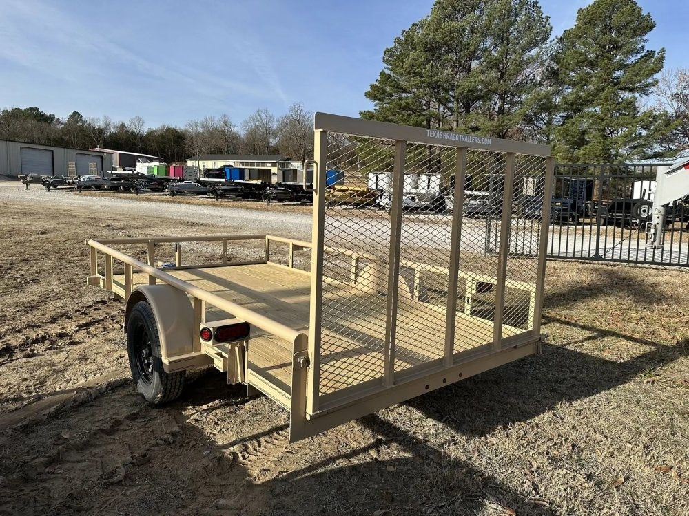 6 x 12 SA Pipe Top Utility Trailer Texas Bragg 3.5K 260721