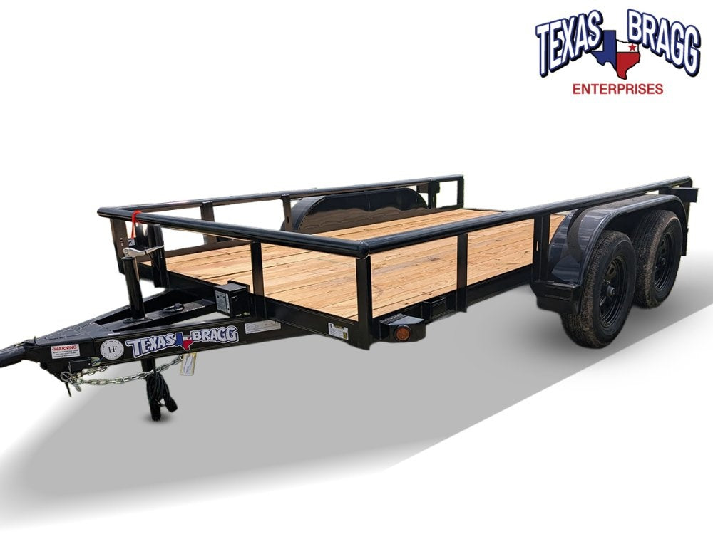 6 x 12 SA Pipe Top Utility Trailer Texas Bragg 6.5k 253086