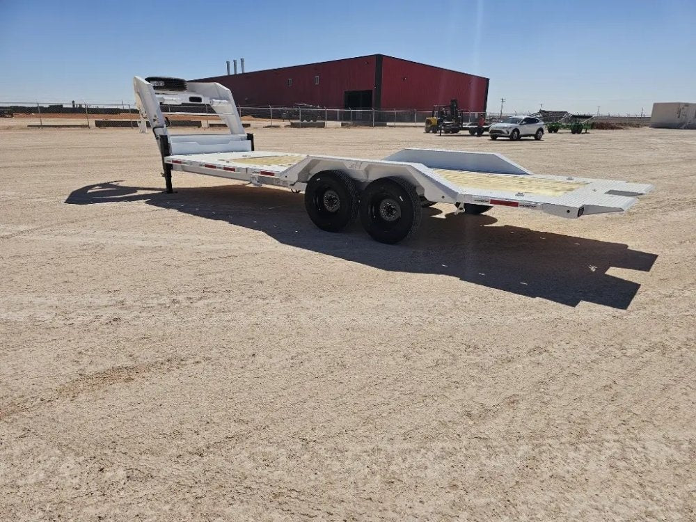 24' Horizon HET Gooseneck Equipment Tilt Trailer Drive Over Fenders - (2) 10K Axles 16857