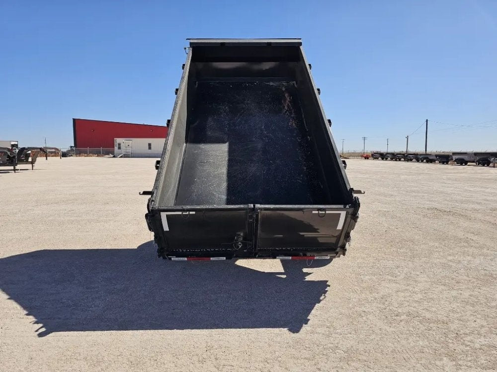 14' Horizon LZ7 Bumper Pull Dump Trailer 30" Side Walls - (2) 7K Axles 15926