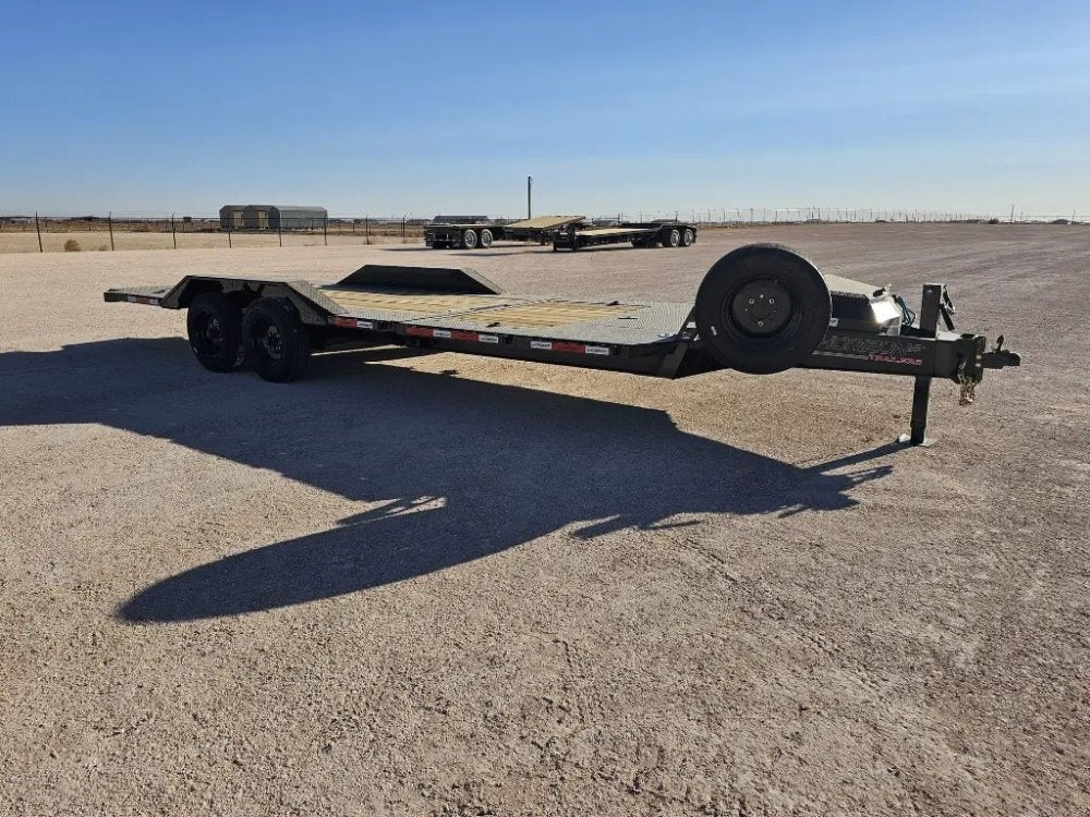 24' Horizon HET Bumper Pull Equipment Tilt Trailer Drive Over Fenders - (2) 10K Axles 16460