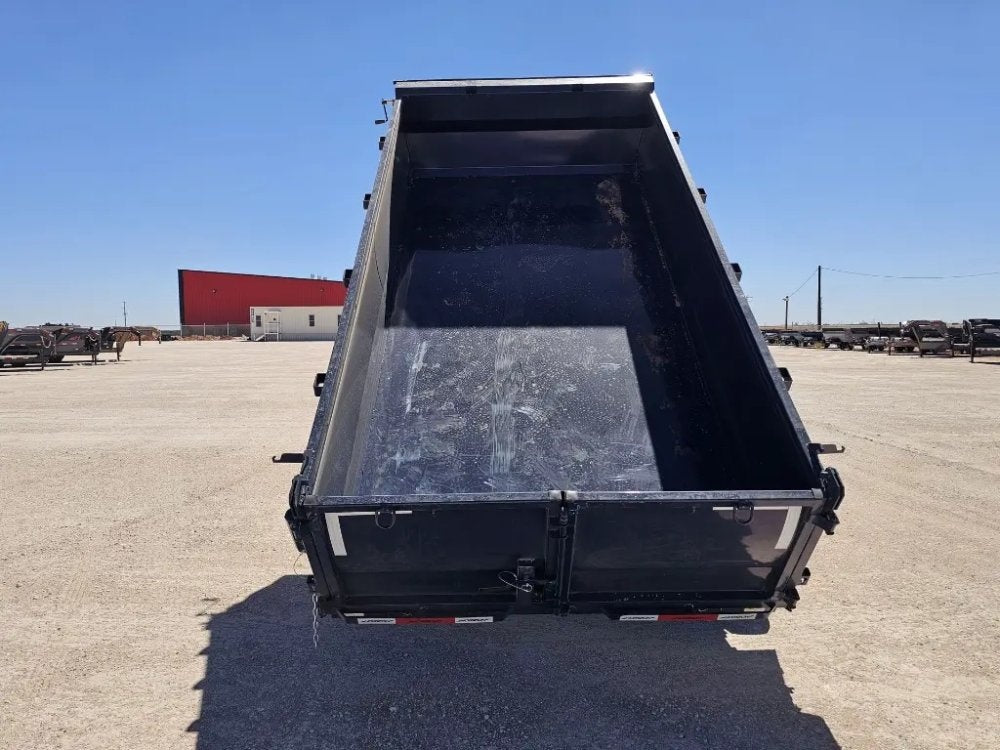 14' Horizon LZ7 Bumper Pull Dump Trailer 30" Side Walls - (2) 7K Axles 15939