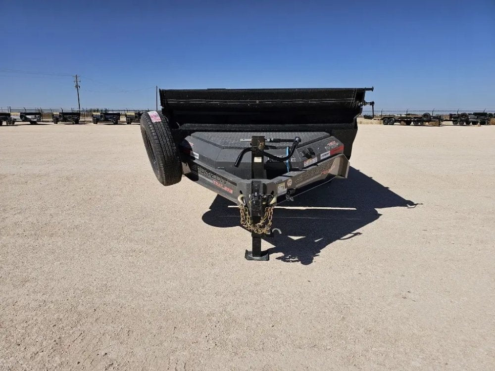 14' Horizon LZ7 Bumper Pull Dump Trailer 30" Side Walls - (2) 7K Axles 15926