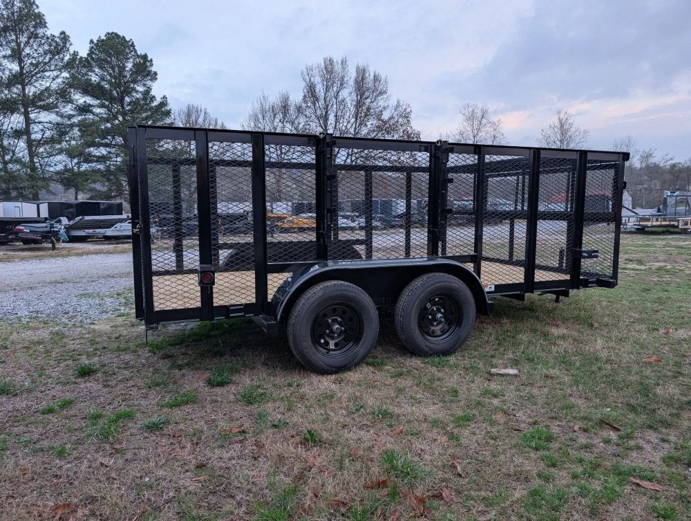 7 x 14 Landscape Tandem Axle Utility Trailer Texas Bragg 6.5k 261050