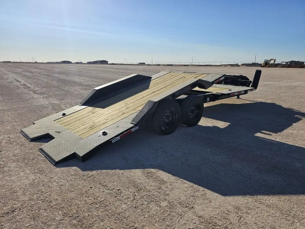 24' Horizon HET Bumper Pull Equipment Tilt Trailer Drive Over Fenders - (2) 10K Axles 16460