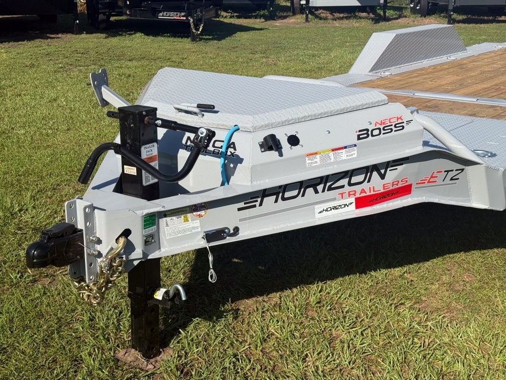 22' Horizon ETZ Bumper Pull Equipment Tilt Trailer Drive Over Fenders - (2) 8K Axles d7-459
