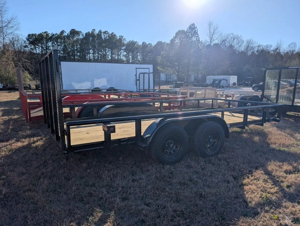 6.5 x 14 TA Pipe Top Utility Trailer Texas Bragg 6.5K 260716