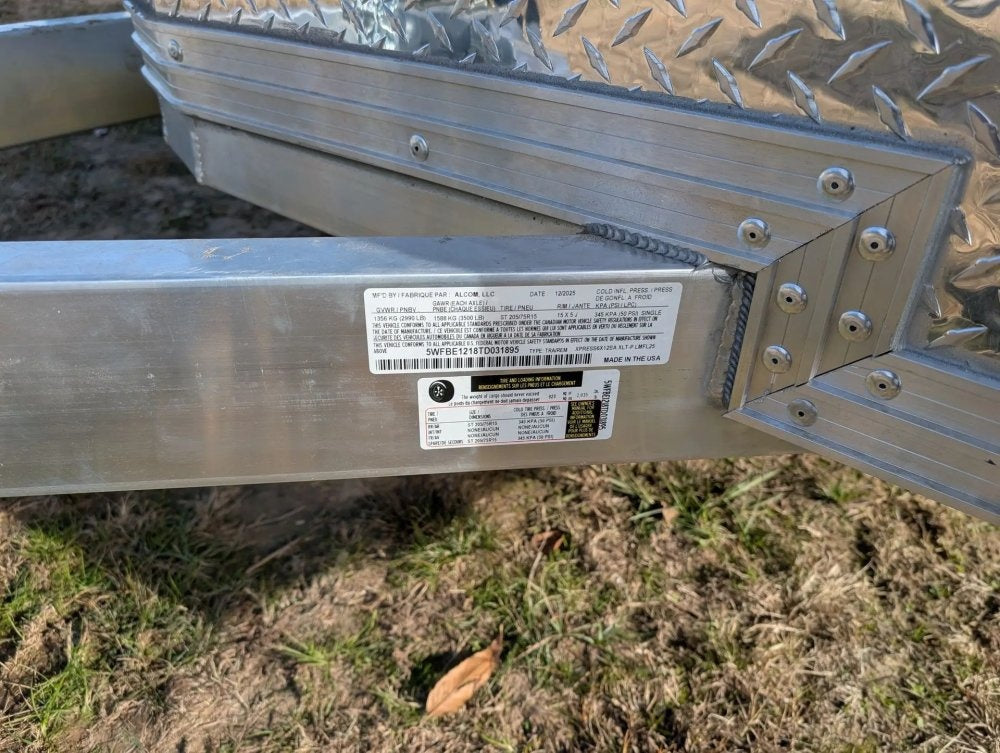 High Country 6x12 SA Aluminum Framed Enclosed Trailer (3.5K) 31895