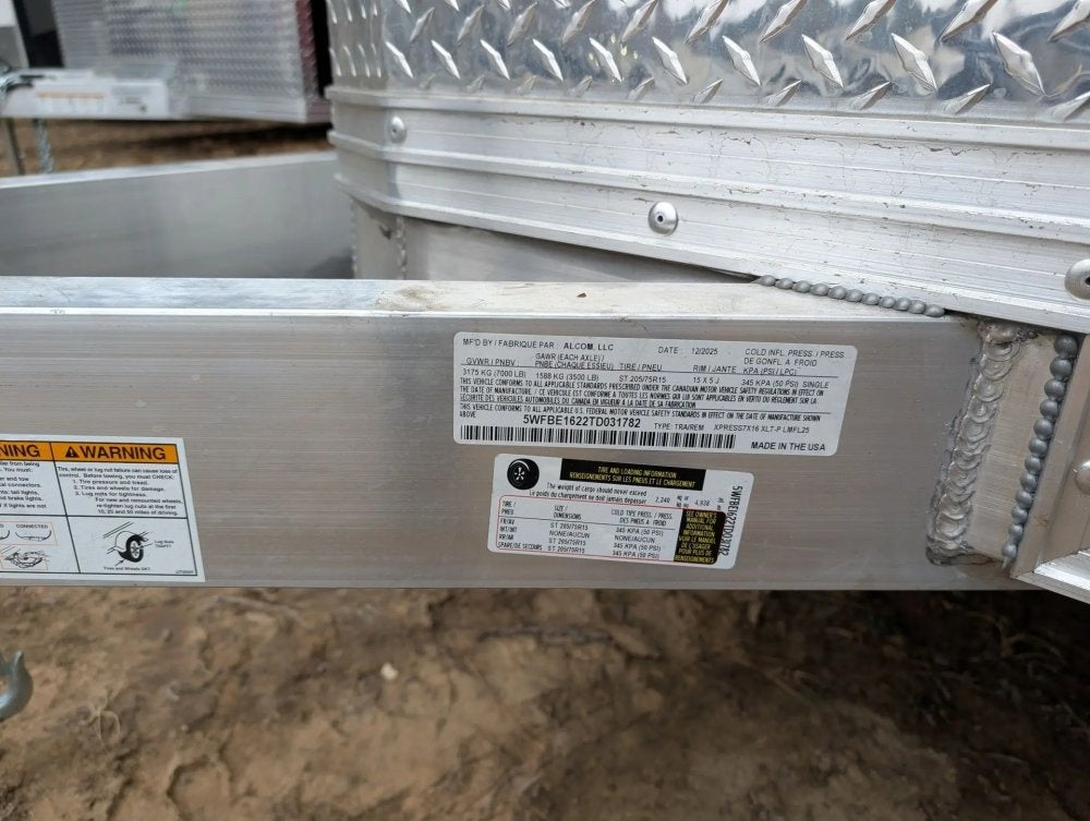 High Country 7x16 TA2 Aluminum Framed Enclosed Trailer (3.5K) 31782