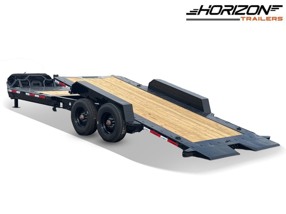 24' Horizon HET Bumper Pull Equipment Tilt Trailer - (2) 10K Axles 69-4af