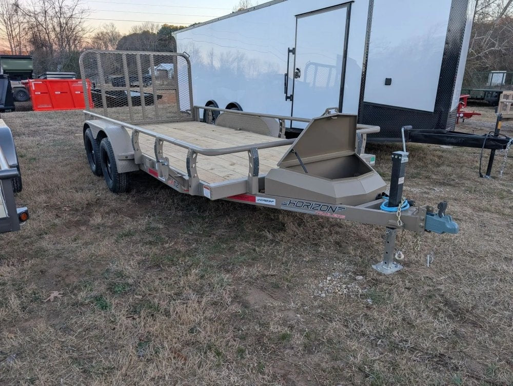 6.5' x 14' Horizon UTZ Bumper Pull Utility Trailer - (2) 3.5K Axles 15571