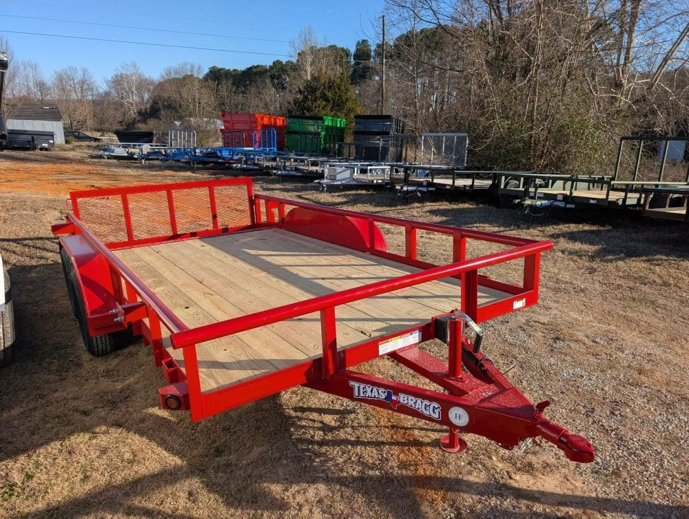 6.5 x 14 TA Pipe Top Utility Trailer Texas Bragg 6.5K 260718