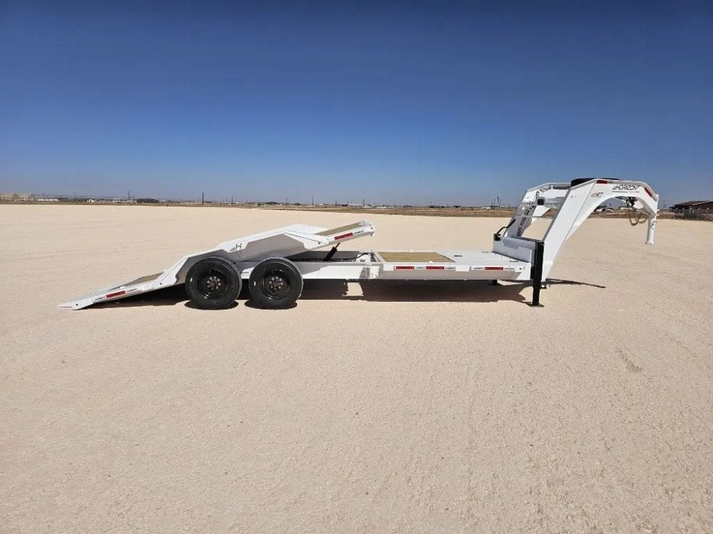 24' Horizon HET Gooseneck Equipment Tilt Trailer Drive Over Fenders - (2) 10K Axles 16857
