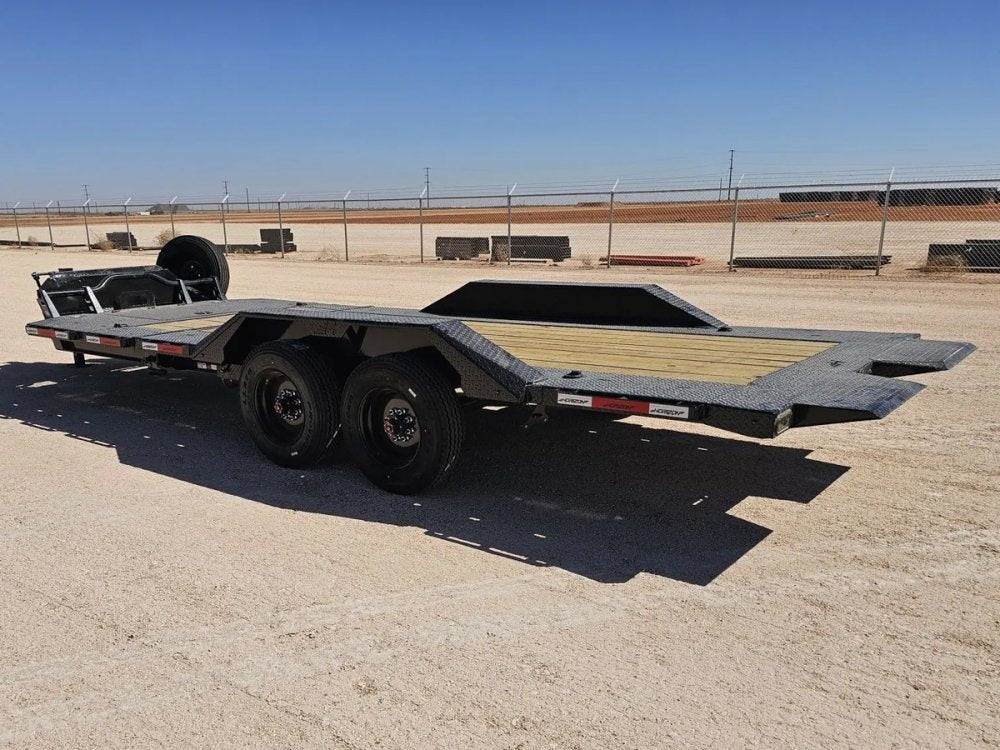 22' Horizon HEH Bumper Pull Equipment Trailer Mega Ramps - (2) 10K Axles 48-4ec