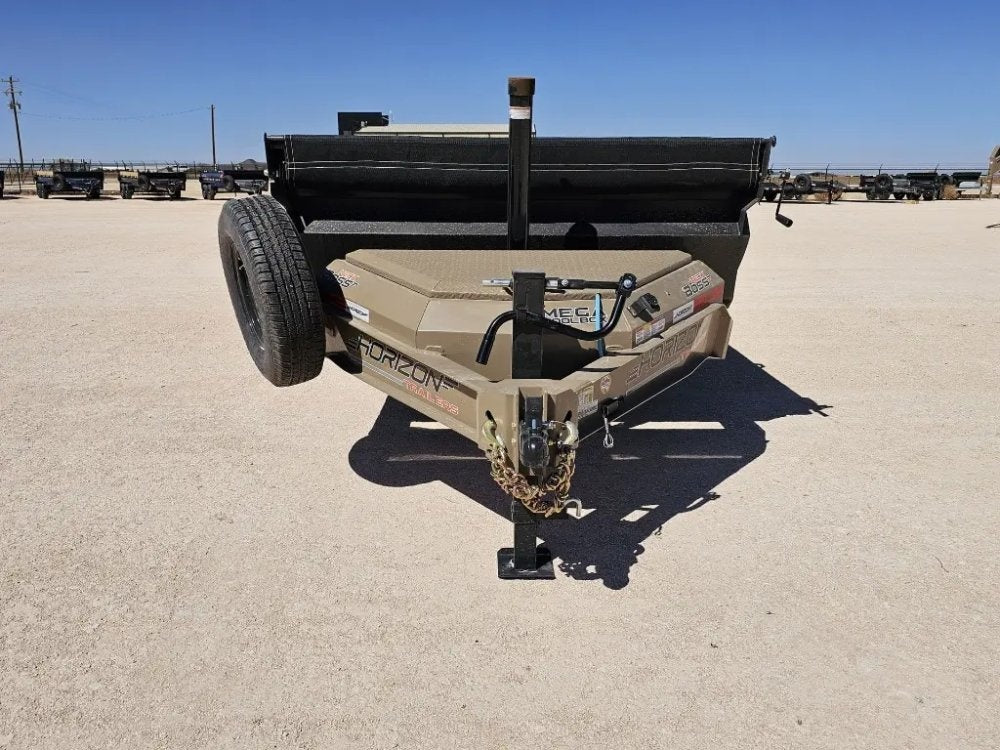 14' Horizon LZ7 Bumper Pull Dump Trailer 30" Side Walls - (2) 7K Axles 15888