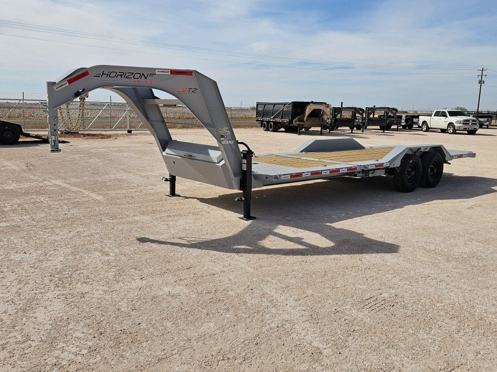 24' Horizon ETZ Gooseneck Equipment Tilt Trailer - (2) 8K Axles 15556