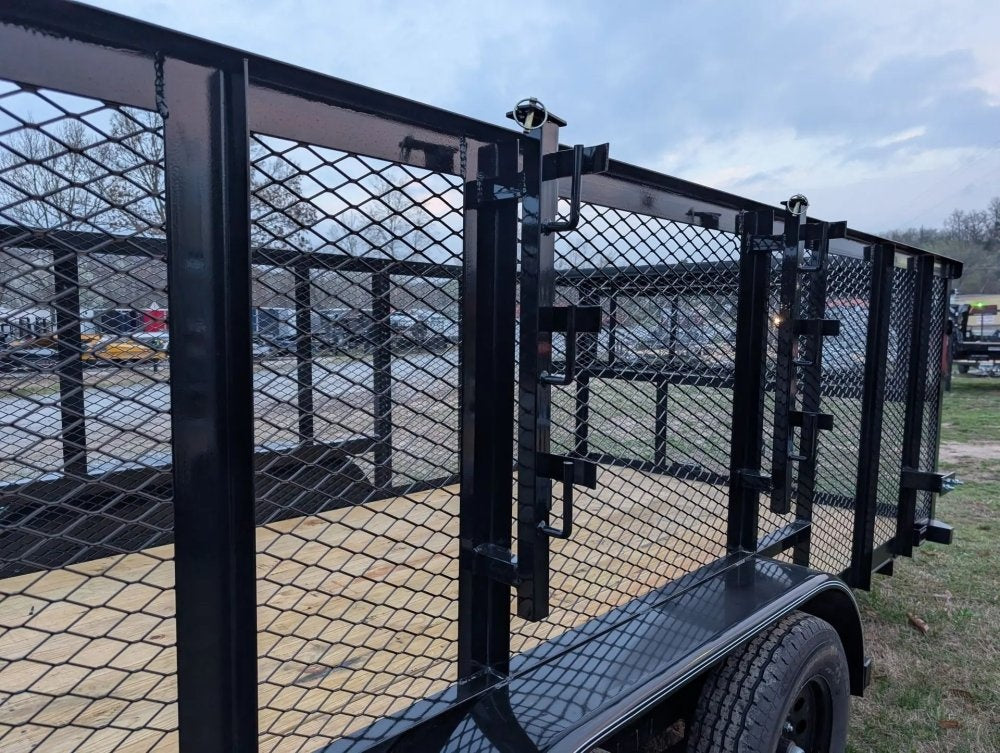 7 x 14 Landscape Tandem Axle Utility Trailer Texas Bragg 6.5k 261050